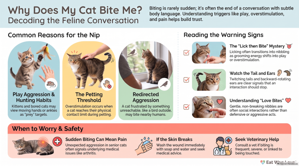 Why my cat bites me details