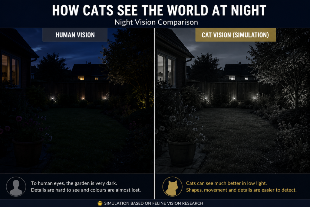 What Cats See in The Dark