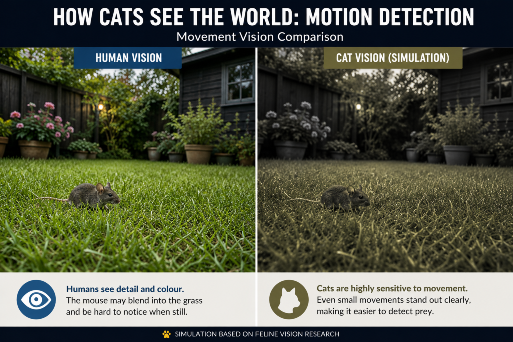 How Cats See Movement