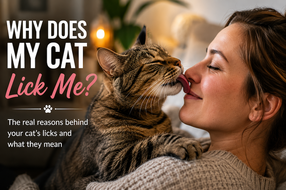 Why Does My Cat Lick Me Information