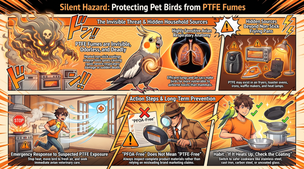 Keep your bird safe from fumes