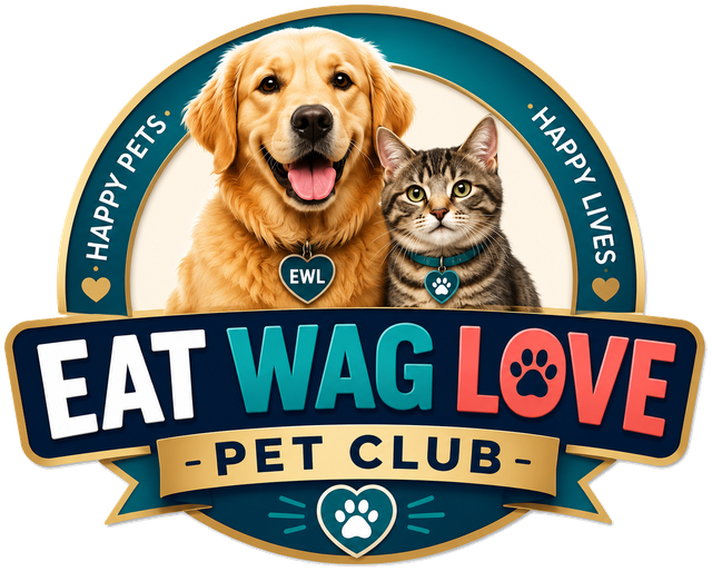 Eat Wag Love Pet Club logo
