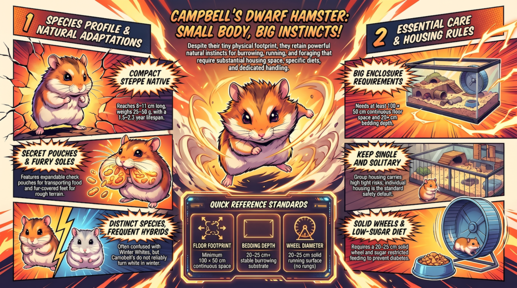 Campbells Dwarf Hamster Details