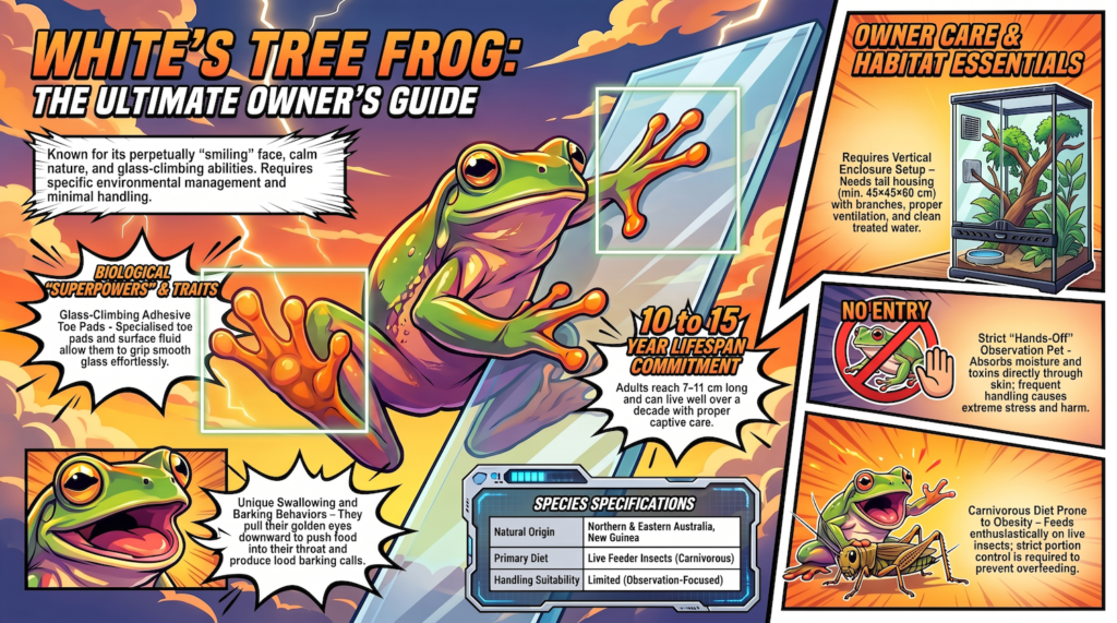 Whites Tree Frog Details